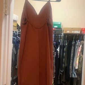 Peach Body con dress